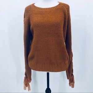 Iris basic women’s‎ Mustard knit sweater Size L